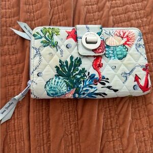 Vera Bradley Quilted Sea Life Wallet
